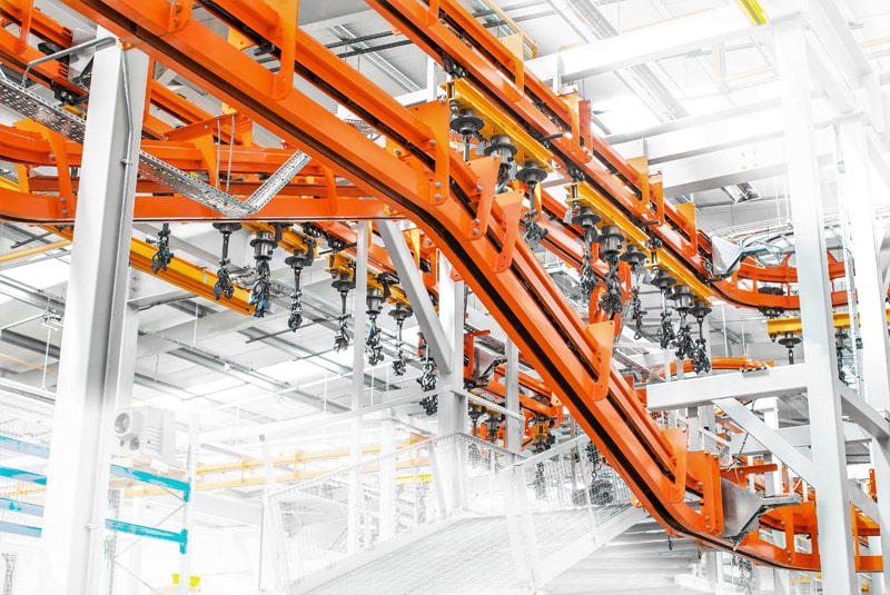 Steuerungssysteme für die Automatisierung von Hängeförderanlagen