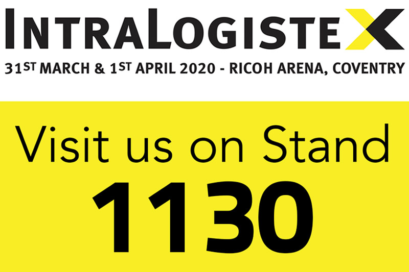 Besuchen Sie uns auf der Intralogistex 2020 in der Ricoh Arena